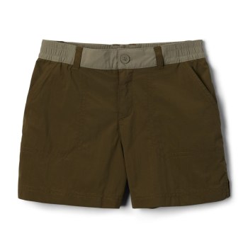 Columbia Silver Ridge Novelty, Pantalones Cortos Verde Oliva Para Niña | 802169-RNY